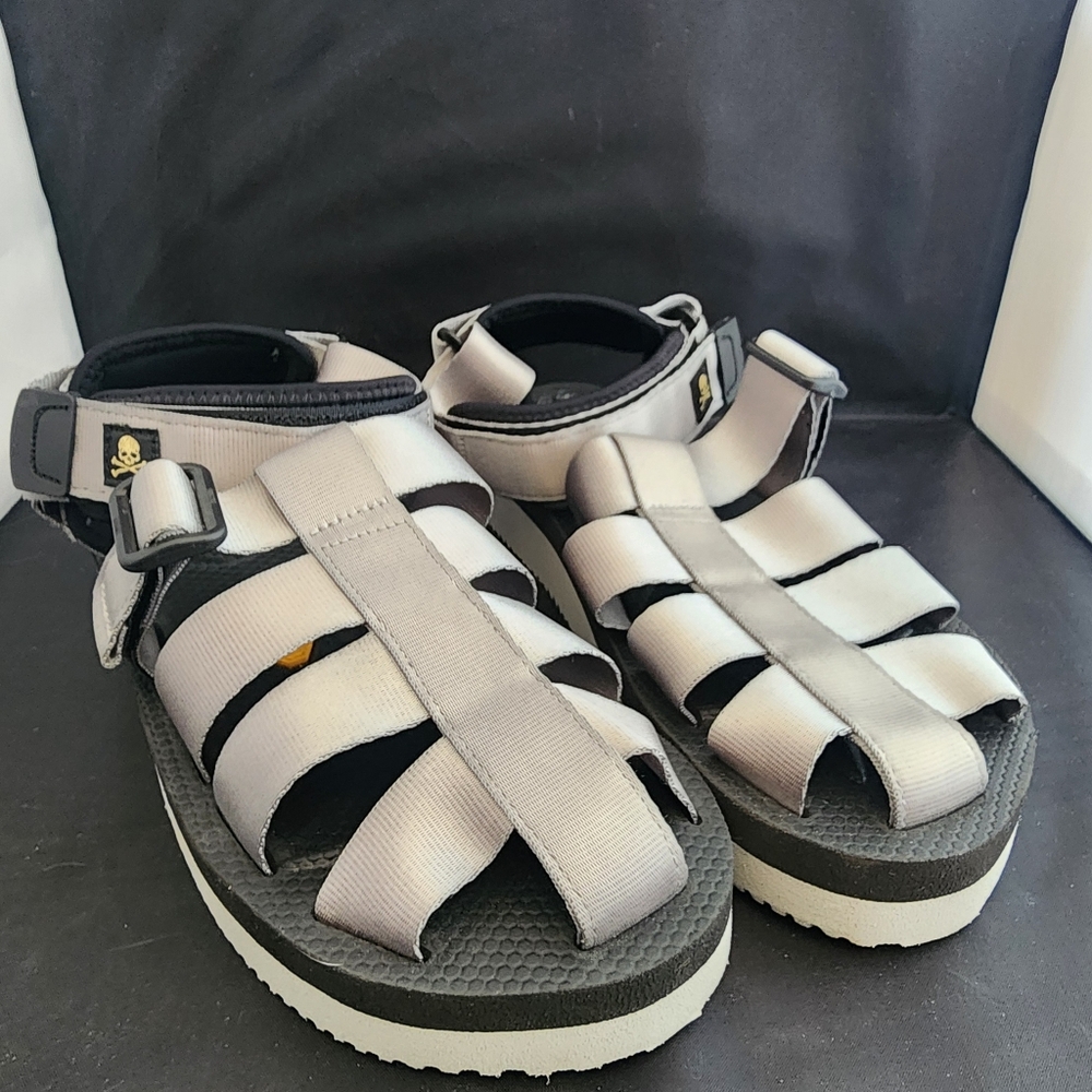 Mastermind Japan x Suicoke Kisee-V Sandals Grey | Men's 6 / Women's 8 | NWOT